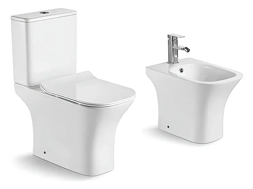 Juego/combo Baño Inodoro Y Bidet Zoe Golf Acra