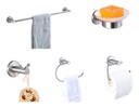 Kit Accesorios 5 Piezas Acero Cepillado,satinado Klipen Acra