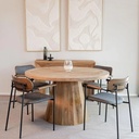 Mesa De Comedor Rústica En Madera De Pinotea Reciclada Selen