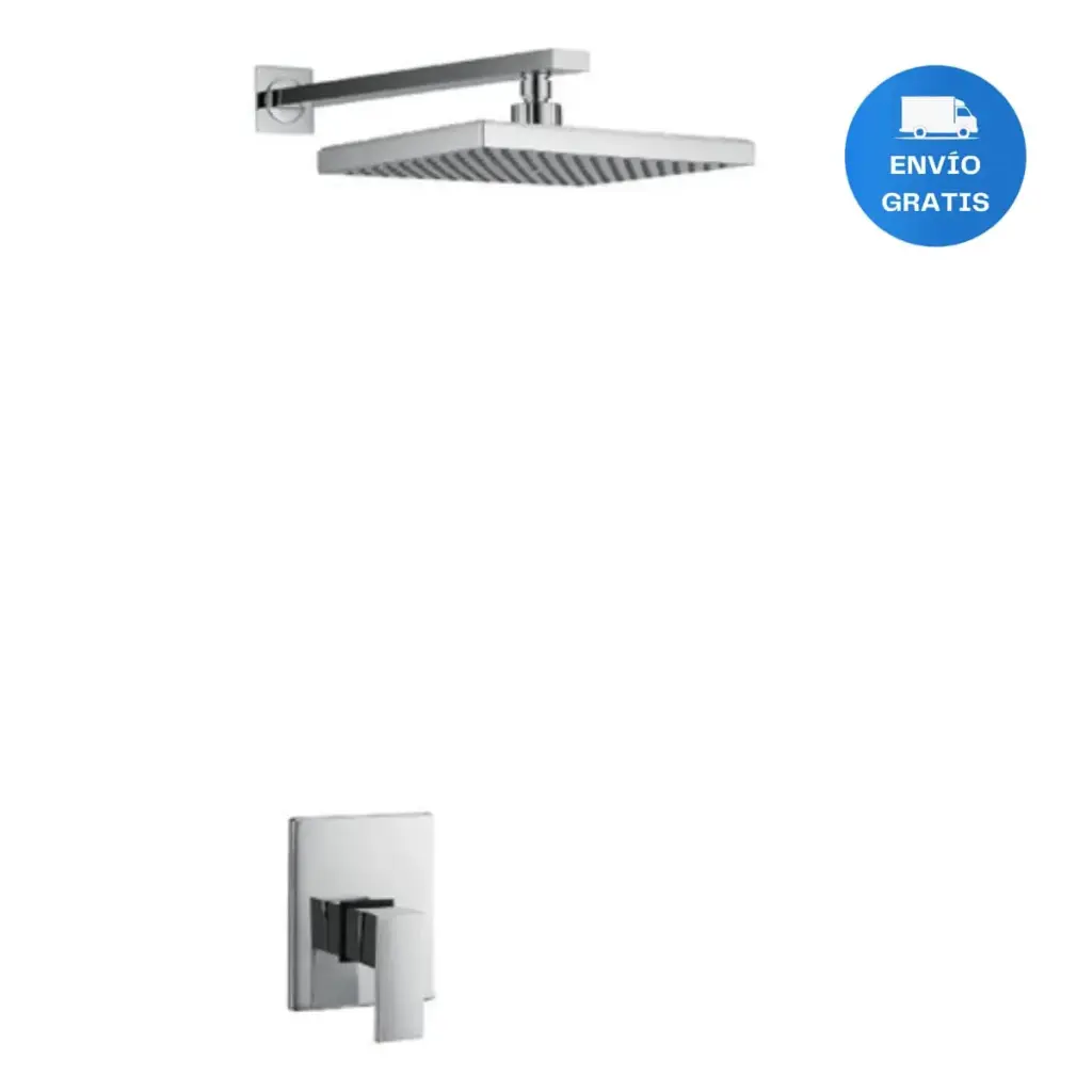 Mezcladora Monocomando Ducha Cromado De Empotrar Acra