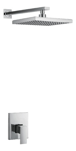Mezcladora Monocomando Ducha Cromado De Empotrar Acra