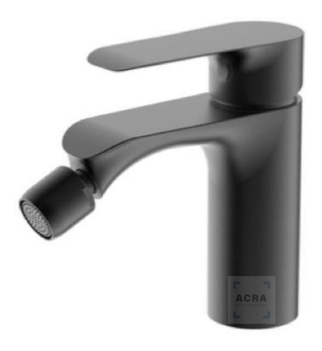 Mono Comando Klipen Para Bidet Negro Mate Acra