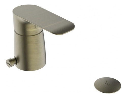 Monocomando Bidet Dorado, Gold C/transferencia Klipen Acra