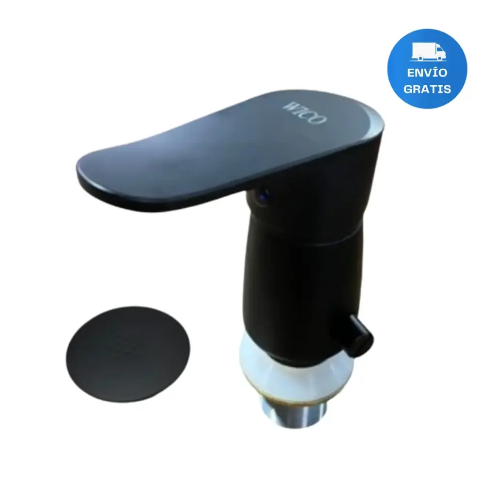 Monocomando Canilla Griferia De Bidet Baño Negro Mate Acra