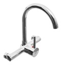 Monocomando Cocina De Pared Palito 20cm Pico Alto Acra