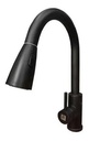 Monocomando Cocina Mesada Negro Rimontti Extraíble Acra
