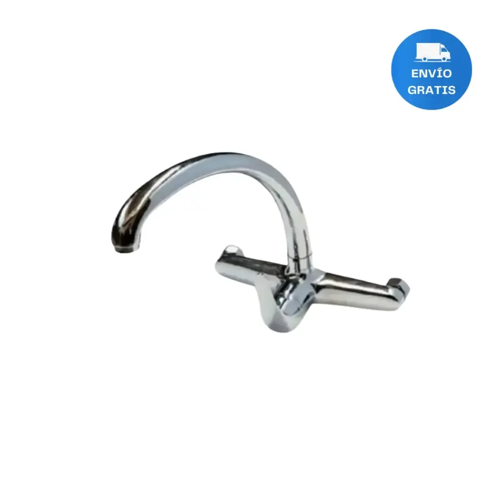 Monocomando Cocina Para Pared Wico 35mm Pico Alto Acra