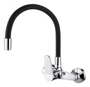 Monocomando De Cocina Con Pico Flexible Wico Acra