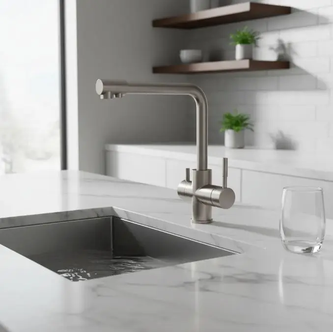 Monocomando De Cocina Con Salida Para Filtro Wico Rimontti Acra