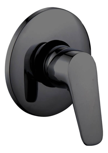 Monocomando Ducha Empotrar Klipen Negro Sin Rociador Acra