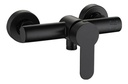 Monocomando Griferia Ducha Negro Rimontti S/ Flex Y Tel Acra