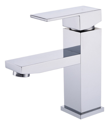 Monocomando Griferia Lavatorio Bacha Cromado 18cm Acra