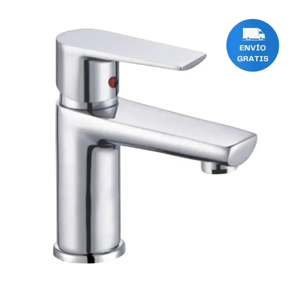 Monocomando Griferia Lavatorio Bacha Cromo 18cm Vindex Acra