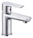 Monocomando Griferia Lavatorio Bacha Cromo 18cm Vindex Acra
