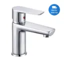 Monocomando Griferia Lavatorio Bacha Cromo 18cm Vindex Acra
