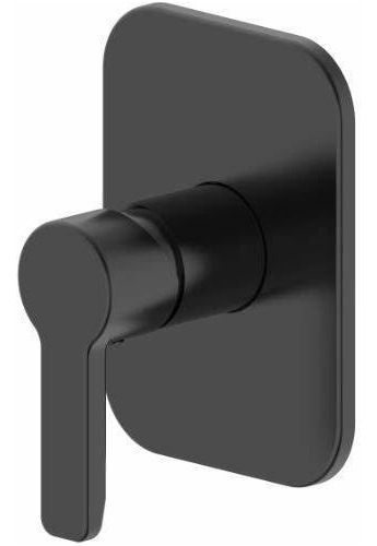 Monocomando Klipen Negro Sin Rociador Ducha Empotrar Acra