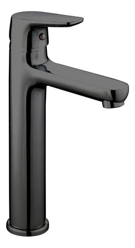 Monocomando Lavatorio Alto Concept Negro Sin Válvula Acra
