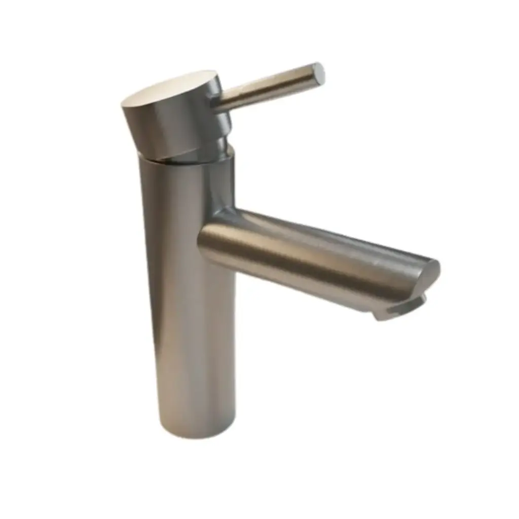 Monocomando Lavatorio Palito Acero Inox Wico Satinado Acra