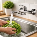 Monocomando de pared 15 cm Rimontti con Pico Bajo ACRA