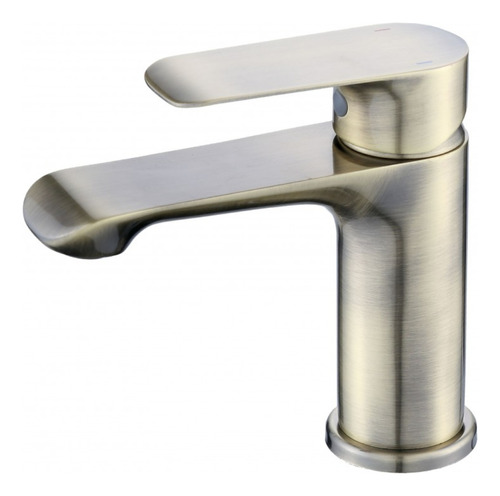 Monocomando,griferia Lavatorio Gold Klipen Urban Acra