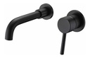 Monocomando/griferia/canilla De Empotrar Baño Negro Mat Acra