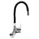 Monocomando/grifería Cocina Pared 20cm Pico Flexible Acra
