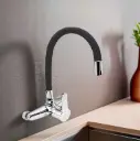 Monocomando/grifería Cocina Pared 20cm Pico Flexible Acra
