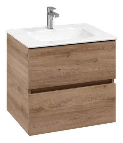 Mueble Armado + Mesada / Bacha / Pileta Recta 60cm Acra
