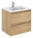 Mueble Aéreo De Baño Varios Colores + Push + Loza 60 Cm Acra