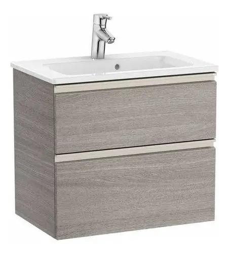 Mueble Aéreo Mdf 18 Con Cajón Y Bacha De Loza De 61cm Acra