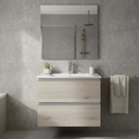 Mueble Aéreo Mdf 18 Con Cajón Y Bacha De Loza De 61cm Acra