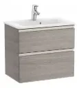 Mueble Aéreo Mdf 18 Con Cajón Y Bacha De Loza De 61cm Acra