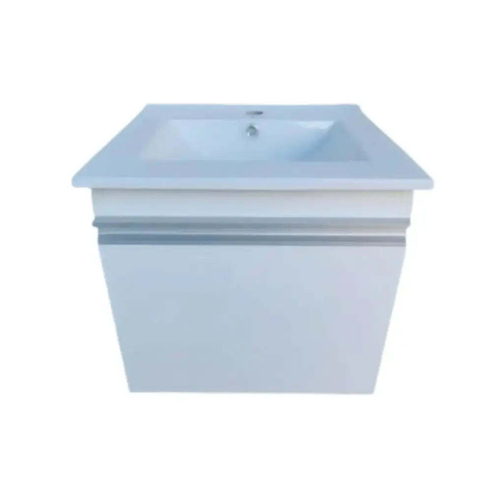 Mueble Aéreo Vanitory Con Bacha De Loza 51x46 Y Puerta Acra 