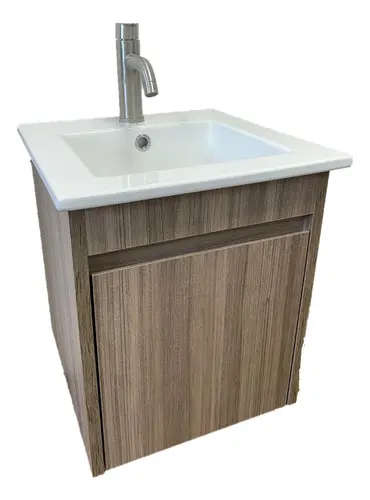 Mueble De Baño Aéreo Varios Colores Con Loza 42x42 Acra