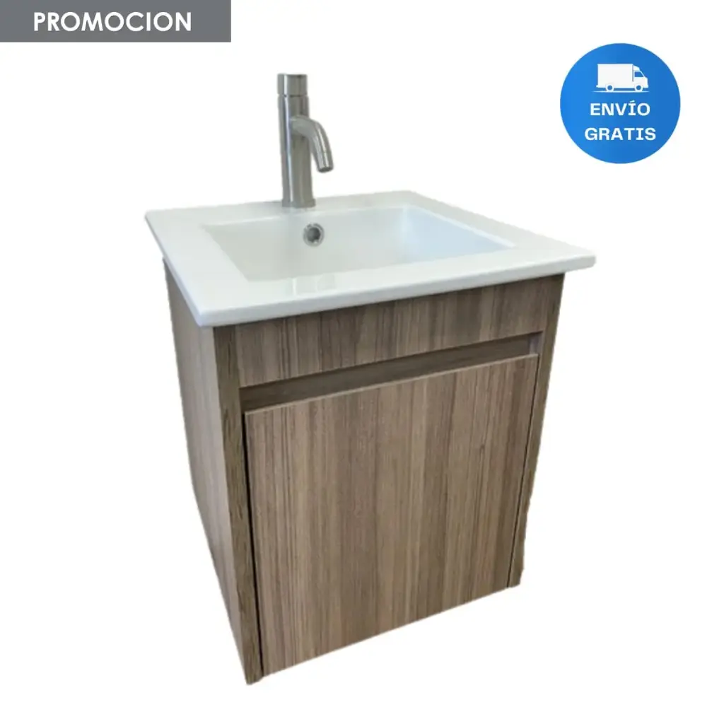 Mueble De Baño Aéreo Varios Colores Con Loza 42x42 Acra