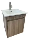 Mueble De Baño Aéreo Varios Colores Con Loza 42x42 Acra