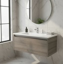 Mueble Mdf Aéreo Color + Bacha De Loza 80x46 De Regalo Acra