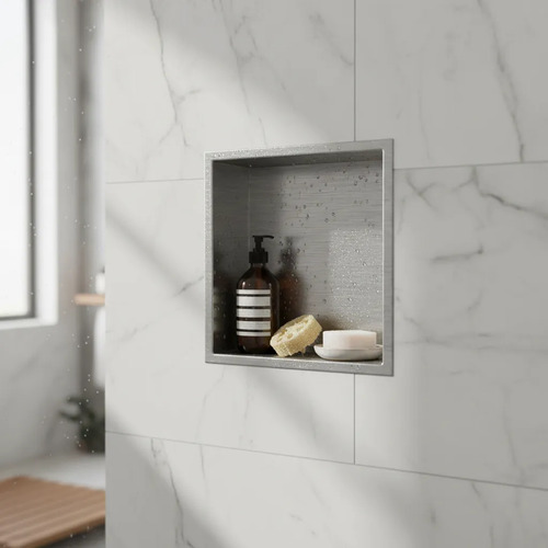 Nicho En Acero Inoxidable Ss304 30x30x12 Satinado Acra