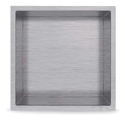 Nicho En Acero Inoxidable Ss304 30x30x12 Satinado Acra
