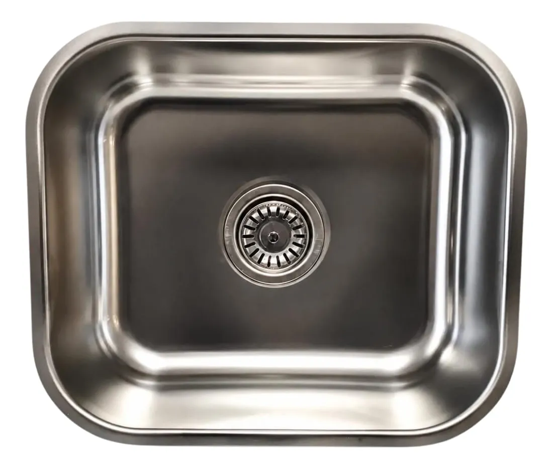 Pileta Cocina Simple Tramontina Embutir 43x37+ Válvula Acra
