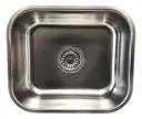 Pileta Cocina Simple Tramontina Embutir 43x37+ Válvula Acra
