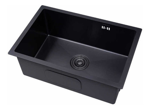 Pileta De Cocina Negra Mate Acero 304 Acra