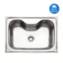 Pileta De Sobreponer Tramontina Morgana 68x48 + Válvula Acra