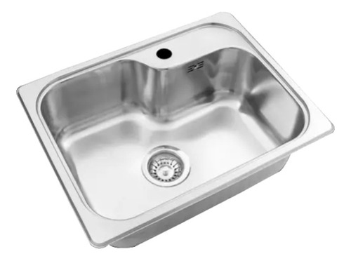 Pileta Simple Sobreponer Acero 304 Luxor 55x51x20 Acra