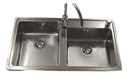 Pileta Y Media Sobreponer Acero 304 85x48x17 Acra