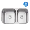 Pileta Y Media Tramontina De Sobreponer 69x40x14 Acra