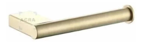Porta Rollo Papel Higiénico Gold Dorado Para Amurar Acra