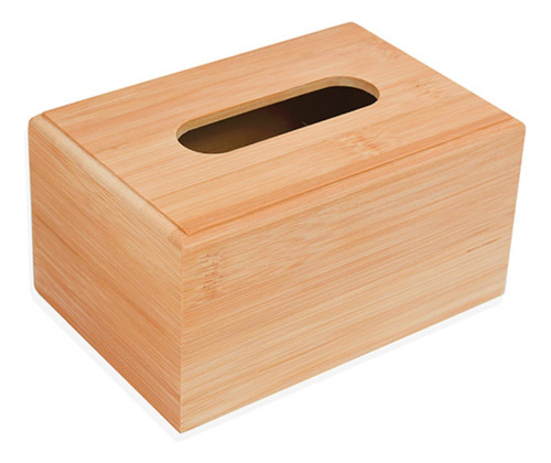 Porta Servilletas, Servilletero Rectangular De Bambú Acra