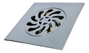 Rejilla De Piso 15x15 Acero Inoxidable Cromado Acra