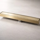 Rejilla Desagüe De Piso Lineal Lisa Gold 50 Cm Largo Selen